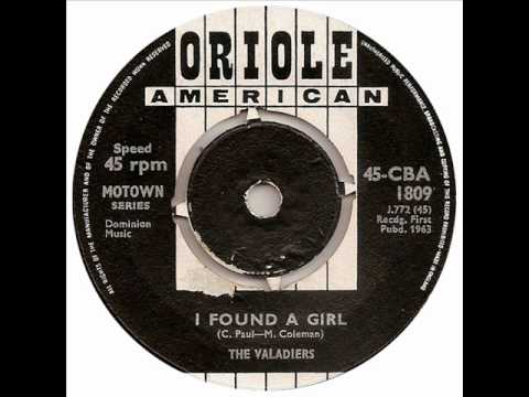 Northern Soul - The Valadiers - I Found A Girl