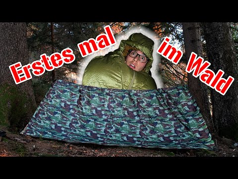 Erstes mal im Wald schlafen | The Real Karle