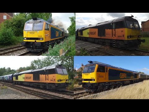 GBRf Class 60 Locomotives On Biomass Workings Through Northallerton (No3)