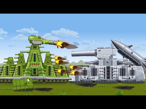IRON MONSTER: KV99 vs GT99-ROCKET - Cartoons about tank/Nina tank cartoon