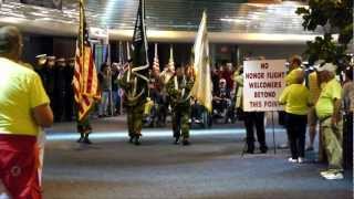 Honor Flight, Milwaukee, WI. Sept. 15, 2012. HD. Kettle Moraine HS Band