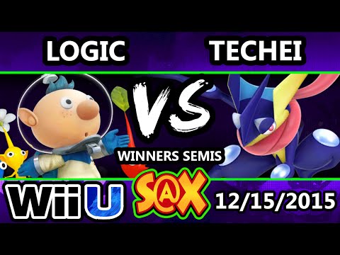 S@X 128 - Techei (Greninja) Vs. VGBC | Logic (Olimar) SSB4 Winners Semis - Smash Wii U - Smash 4