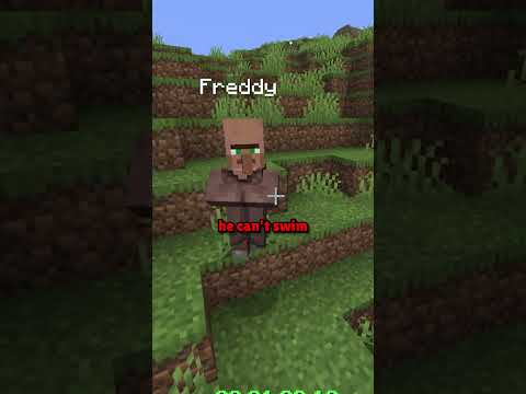 Can the Villager OUTRUN the Zombie? #minecraft