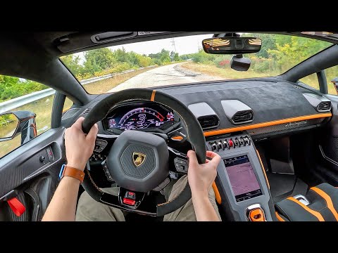 2022 Lamborghini Huracán STO - POV Test Drive (Binaural Audio)