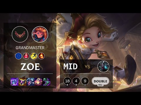Zoe Mid vs Ekko - EUW Grandmaster Patch 12.2