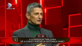 40 de intrebari cu Denise Rifai-R Lucescu, impiedicat de inaltime sa ajunga portar la Nationala Mare