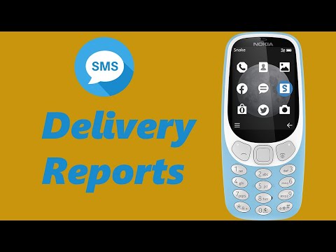 How To Turn Message Delivery Reports ON / OFF In Nokia Phones - Nokia 105, 106, 225, 3310, 110, 8110