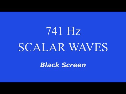 741 Hz Pure Tone Scalar Waves - Detoxifies Cells and Organs, Consciousness Expansion - Black Screen