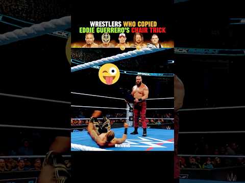 Can Anyone Top Eddie Guerrero’s Chair Trick? #wwe #wrestling #shorts