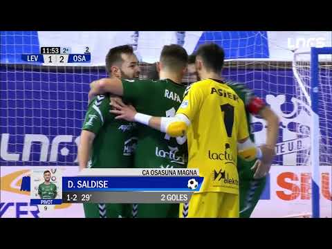 Gol Dani Saldise (1-2) Levante UD FS - Osasuna Magna. J15, 1Div. LNFS