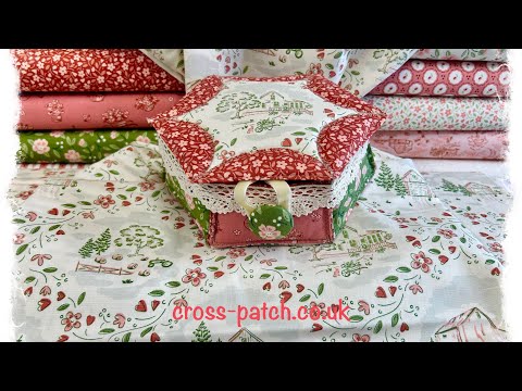 Making Hexie Fabric Boxes