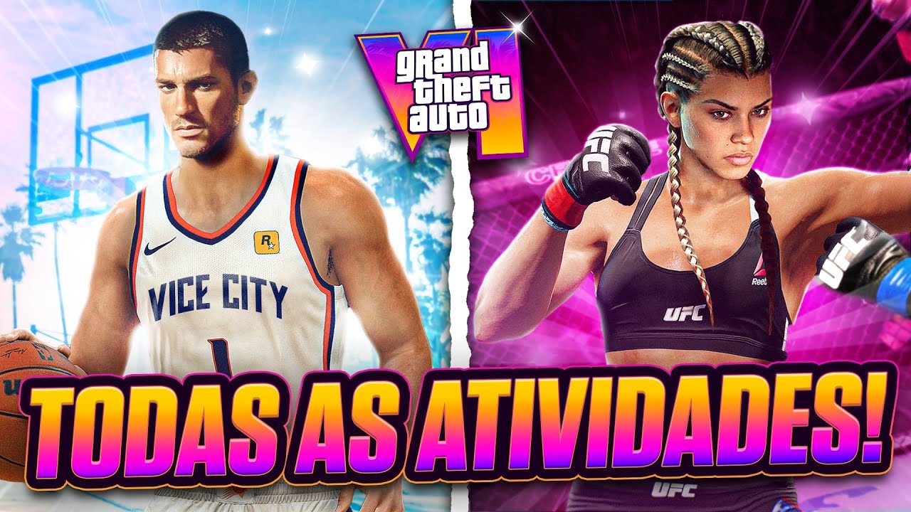 GTA 6: TODAS AS ATIVIDADES CONFIRMADAS POR VAZAMENTOS E TRAILERS!!! (até o momento)