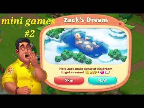 Zack's Dream; Wildscapes mini game ads #2 | Wildscapes gameplay