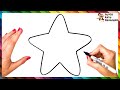 How To Draw A Star Step By Step Star Drawing Easy