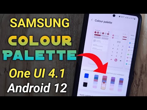 Samsung Colour Palette Latest feature | One UI 4.1 Android12 | #mbtalksddn #android12 #oneui4.1