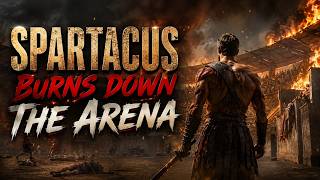 Gannicus VS Oenomaus - Spartacus Burns The Arena Down (HQ)