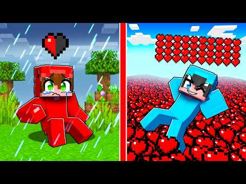 I TROLLED My Friends with INFINITE HEARTS in Minecraft
