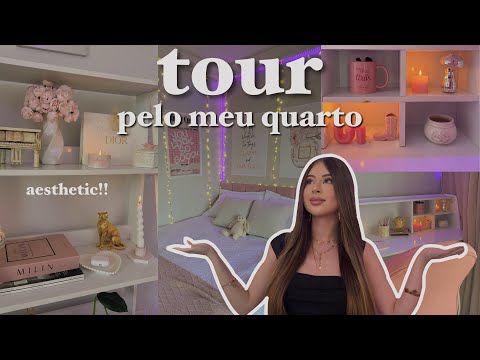 tour pelo meu quarto aesthetic 💘🌟