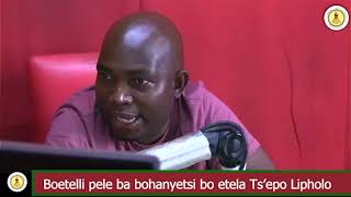 Download lagu Boetelli pele ba bohanyetsi bo etela Ts'epo Lipholo kamora ho lokolloa chankaneng mp3