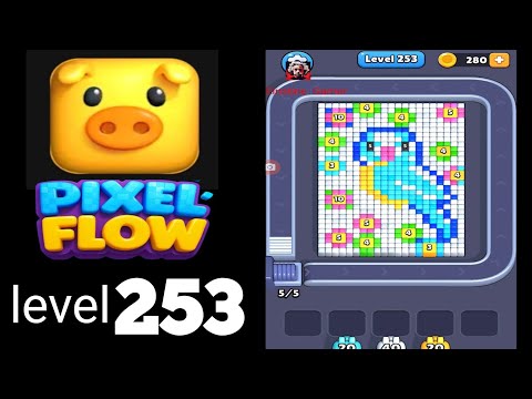Pixel Flow Level 253 Walkthrough