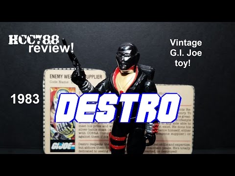 HCC788 - 1983 DESTRO - Enemy Weapons Supplier - Vintage G.I. Joe toy review! HD S03E12