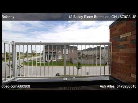 12 Bailey Place, Brampton, ON L6Z 0C8 Virtual Tour