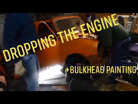 Dropping the Engine - Classic Mini Restoration - Project Bumble - Part 21