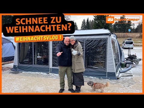 Weiße Weihnachten auf dem Campingplatz? ❄️🎄 Wintercamping im Camping Resort Bayerwald | VLOG
