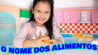 APRENDA O NOME DOS ALIMENTOS EM PORTUGUS | CRIANA ENSINANDO CRIANA