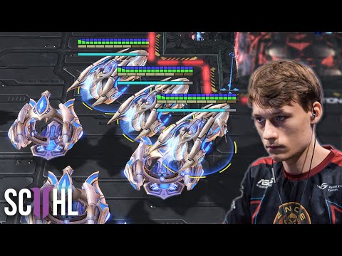 Serral vs. Showtime's 7-minute TRIPLE CARRIER - Starcraft 2