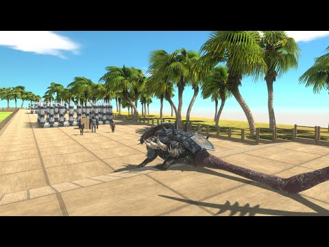 Mercenary Hellhound vs Jail Break Map| Animal Revolt Battle Simulator