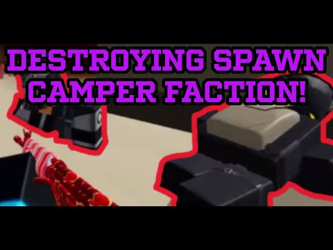 Destroying spawn campers in War Tycoon!