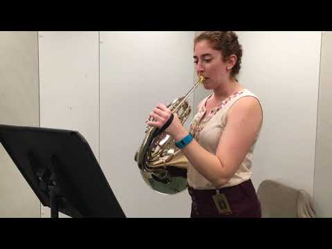 2017-2018 TMEA Middle School All-Region Horn etude #1