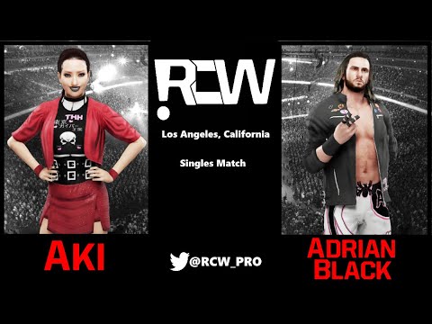 RCW: Aki VS Adrian Black