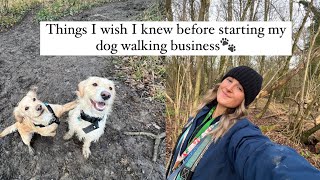 things I wish I knew before starting a dog walking business | All Paws Outdoors