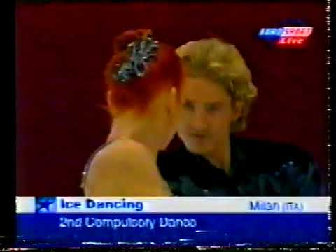 1998 European Championships - Compulsory Dance #2 - Marina Anissina & Gwendal Peizerat FRA