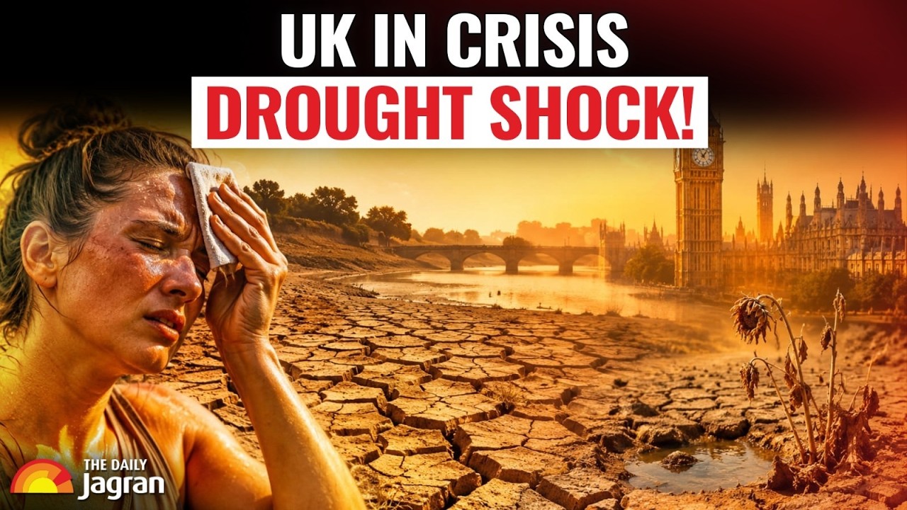 UK IS DRYING UP! Drone Captures Shocking Flash Drought Across UK, CLIMATE EMERGENCY