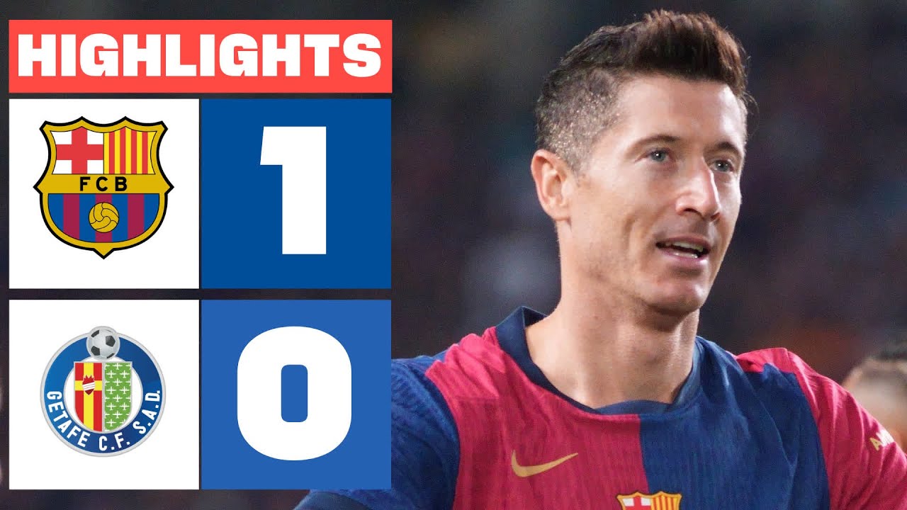 FC BARCELONA 1 - 0 GETAFE CF | HIGHLIGHTS LALIGA EA SPORTS