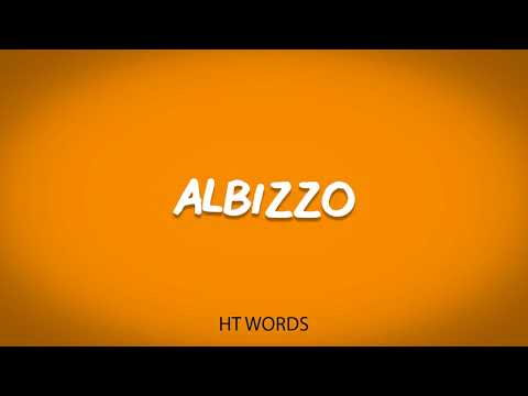 How to pronounce ALBIZZO