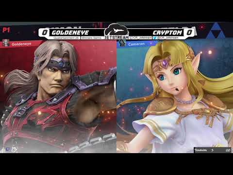 Quarantainment 26 Winners Semis - Goldeneye (Simon) Vs. Cryptom (Zelda) Smash Ultimate - SSBU