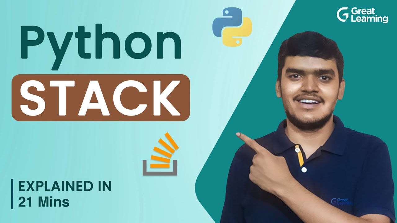 Python Stack | Python Stack Implementation | Python Data Structures | Great Learning