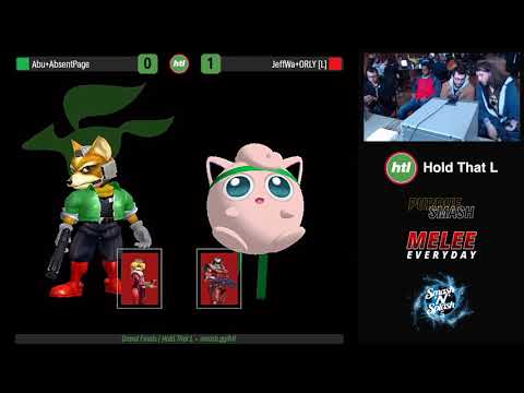 Hold That L - Abu+AbsentPage (Fox/Puff) vs JeffWa+ORLY [L] (Sheik/Falcon) - Grand Finals