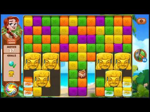 Lost Island Blast Adventure Level 1360 - NO BOOSTERS 🏝️ | SKILLGAMING ✔️