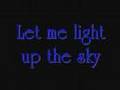 Yellowcard - Light up the sky (lyrics) 