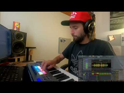 Making of the hip hop beat "settle down" by DJ LKB