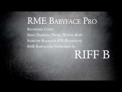 RME Babyface Pro vs Focusrite Scarlett (Guitar DI Test)