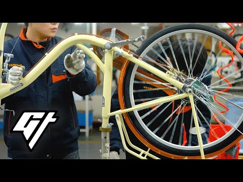 Dentro de uma fábrica de bicicletas de 6 milhões de pés quadrados na China