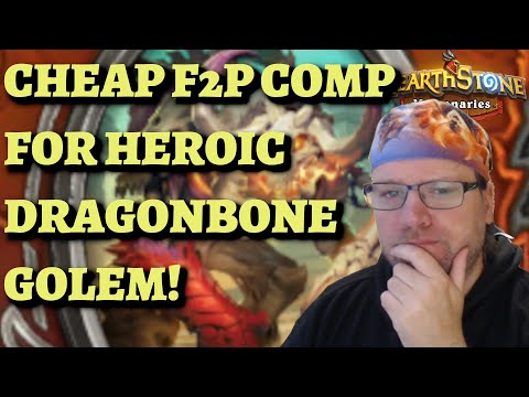 BUDGET F2P Heroic Dragonbone Golem for Kazakus and Drek'Thar Equipment (Hearthstone Mercenaries)