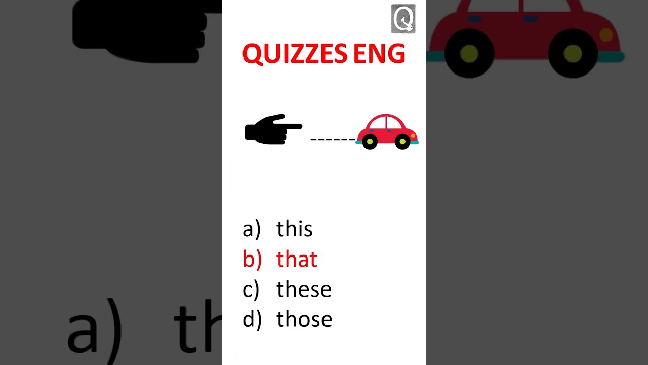 Demonstratives (03) - Quizzes ENG