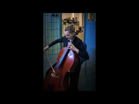 Silvia Rosani: White Mask for cello, resonating panels & live electr. [Esther Saladin, Violoncello]